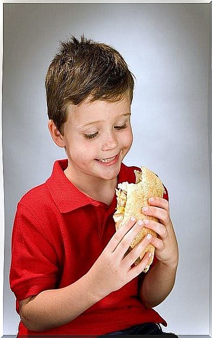 children eat healthy packed lunches