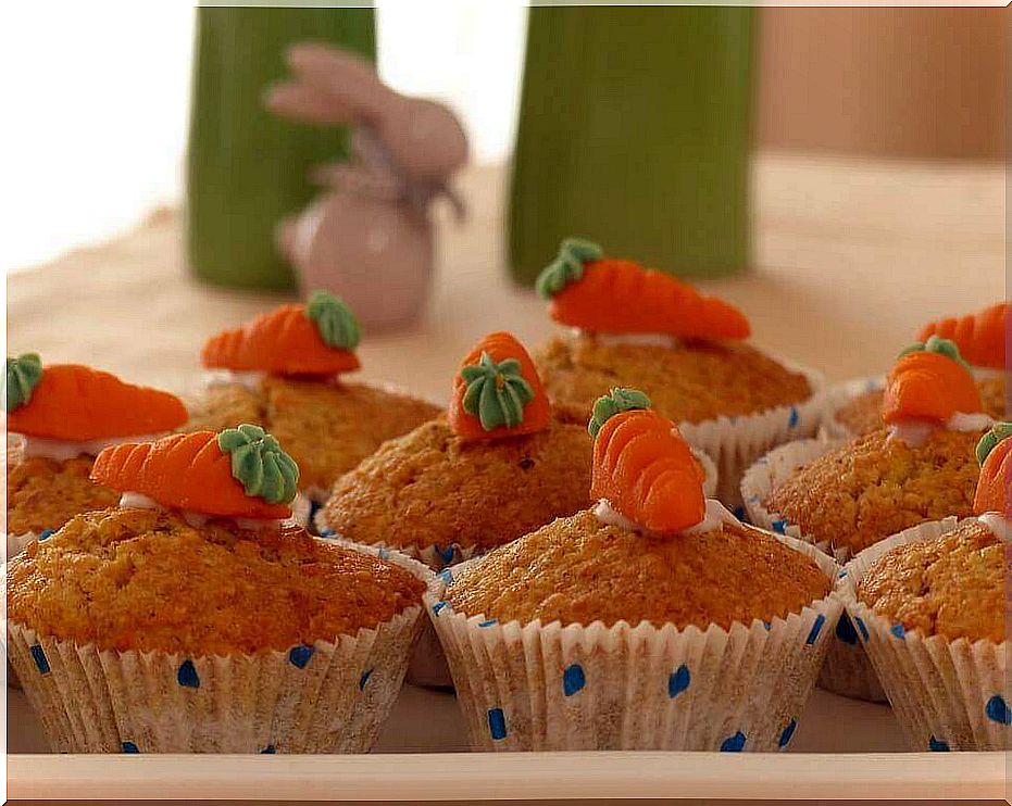 Carrot muffins.