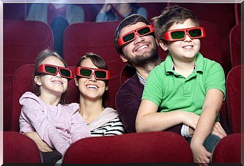 family in cinema