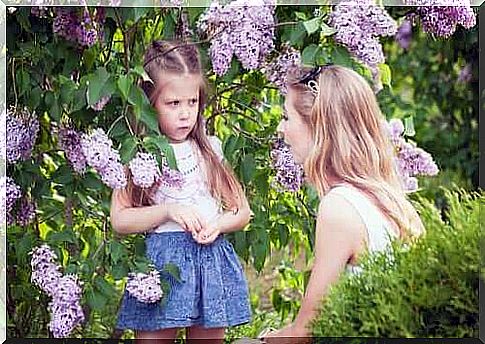 two girls outside