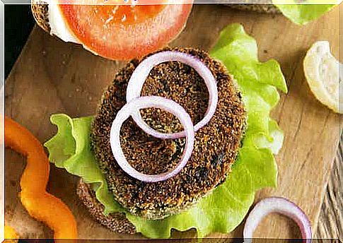 Example of healthy burgers